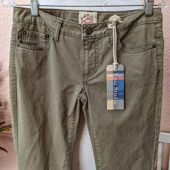 NWT Epic Studio olive color ladies pants - Picture 15 of 16
